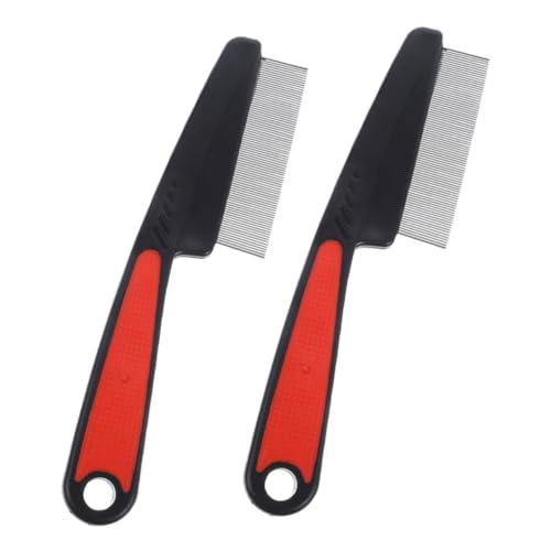 CTIRCHIU 2stücke Fein Zahn Kämme Aus Edelstahl Für Schuppenentfernung Haarkämme Mit Metallkamm Für Damen Und Herren Tragbar Und Langlebig von CTIRCHIU