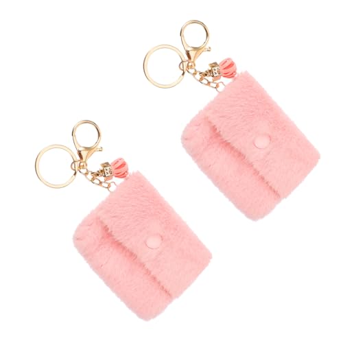 CTIRCHIU 2stücke Mini Schlüsselanhänger Mit Münzbeutel Candy-Farben Für Autoschlüssel Handtaschen Und Handy-Dekoration Design Zur Aufbewahrung Von Kleinigkeiten von CTIRCHIU