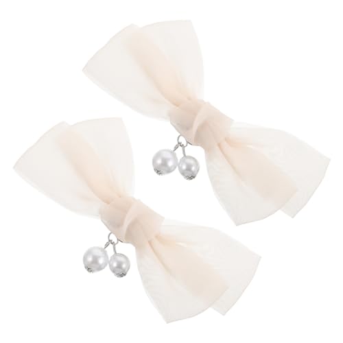 CTIRCHIU 2stücke Schuhclips Mit Schleife Abnehmbare Schuhschnallen Für High Heels Dekorative Anhänger Für Brautschuhe Hochzeit Und Party Schuhzubehör Zum Valentinstag von CTIRCHIU