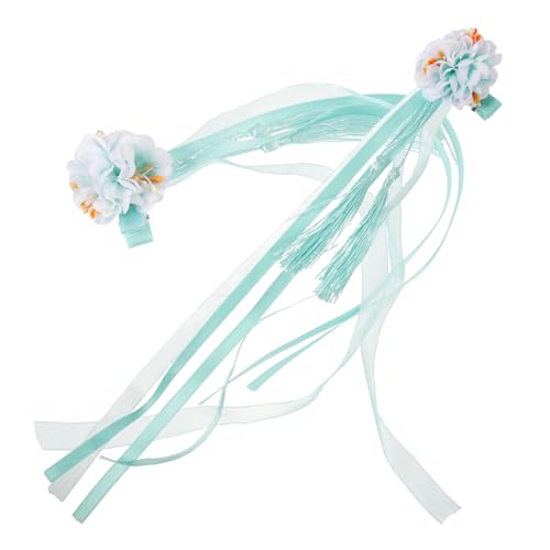 CTIRCHIU 2stücke Vintage Haarschmuck Mit Blumen Und Quaste Süße Haarnadeln Für Teenager Und Frauen Dekorative Haarspangen Für Hochzeitsfrisuren Und Geburtstagsfeiern von CTIRCHIU