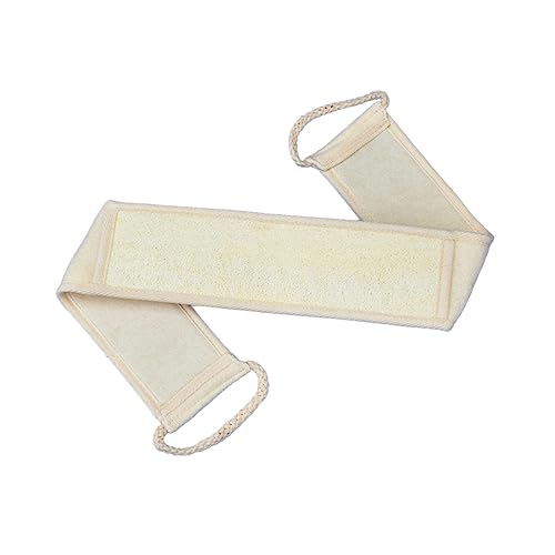 CTIRCHIU 3 Stück Natürliche Luffa Rückenpeeling Bürste Exfolierendes Badetuch für Sanfte Massage Entfernt Abgestorbene Haut Verbessert die Hautstruktur und Regt die Durchblutung an Beige von CTIRCHIU