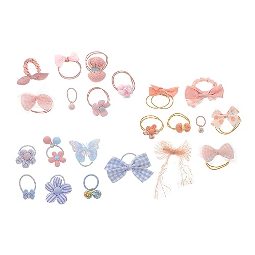 CTIRCHIU 31stücke Haarbänder Für Kleinkinder Haarschmuck Für Mädchen Haargummis Aus Stoff Elastični Haarbänder Mit Pferdeschwanz-halter Für Babymädchen Und Kleinkinder von CTIRCHIU