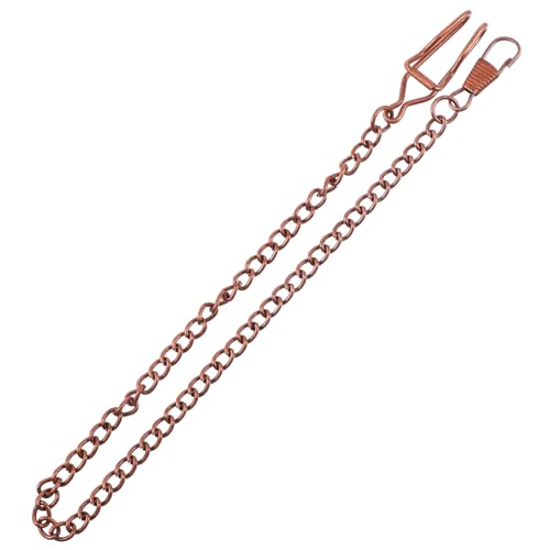 CTIRCHIU 3 Stücke Taschenuhr Kette mit Metallschnalle Vintage Uhrenkette für Herren – 37,5cm Retro Design Praktische Weste Kette für Taschenuhren Legierung von CTIRCHIU