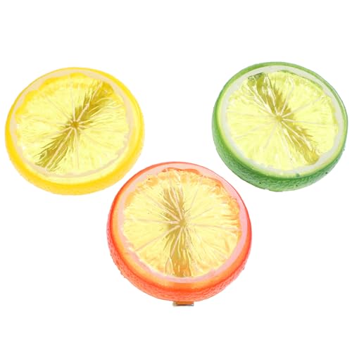 CTIRCHIU 3stücke Teiliges Haarspangen Zitronenscheiben-design Kreative Haarklammern Für Mädchen Für Verspielte Frisuren Und Haarschmuck Gelegenheit von CTIRCHIU