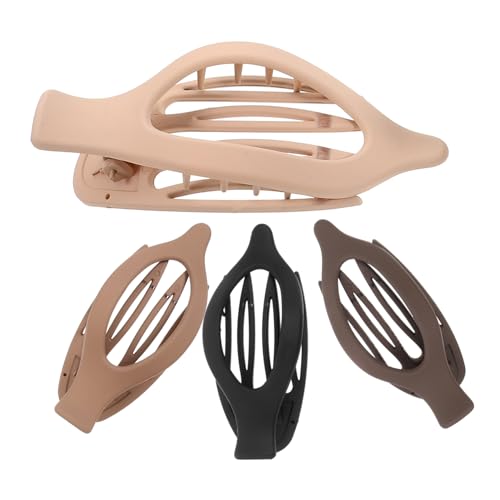 CTIRCHIU 4 Stücke Flache Haarklammern Damen Haarspangen Französische Krallenclips für Dickes und Dünnes Haar Haaraccessoires zum Stylen von CTIRCHIU