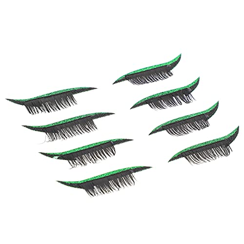 CTIRCHIU 4Paare Selbstklebende Eyeliner Aufkleber für Wasserfeste Augenlinie Streifen für Halloween Partys Cosplay und Tägliches Make Up von CTIRCHIU