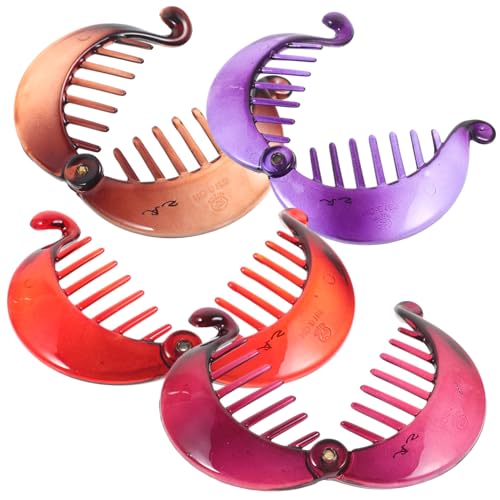 CTIRCHIU 4Stücke Bananen Haarspangen für Dickes Haar Krallenklammern Stylen für CTIRCHIU 4Stücke Bananen Haarspangen für Dickes Haar Krallenklammern Stylen für von CTIRCHIU