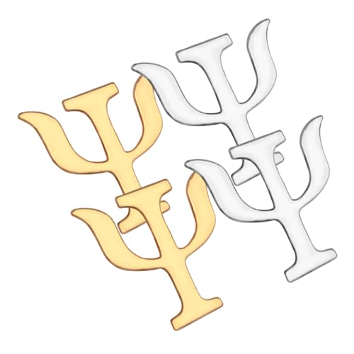 CTIRCHIU 4Stücke Psychologie Symbol Brosche Pack Anstecknadeln für Kleidung Schals und Taschen Elegantes Accessoire Langlebige Verarbeitet von CTIRCHIU