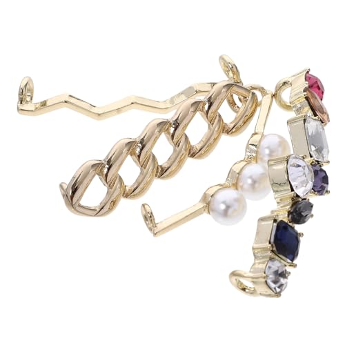 CTIRCHIU 4stücke Kreative Metall Strass Schnürsenkel Dekoration Schuhanhänger Für Damen Und Herren Glitzernde Schuhschnallen Für Freizeit Und Partyschuhe Vielfältige Farben Einfache von CTIRCHIU