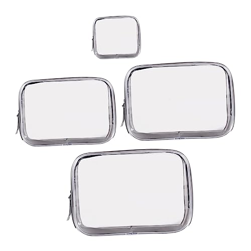 CTIRCHIU 4Stücke Teiliges Multifunktionale wasserdichte Make Up Taschen Transparente Kultur Organizer für Kosmetik und Toilettenartikel für Damen von CTIRCHIU