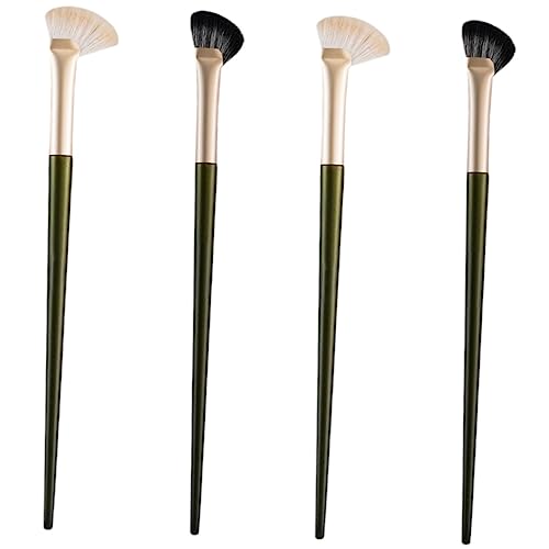 CTIRCHIU 4Stücke Teiliges Nasenkonturpinsel aus Synthetischem Haar für Präzises Highlighting und Blending von Concealer und Lidschatten für Makelloses Make Up von CTIRCHIU