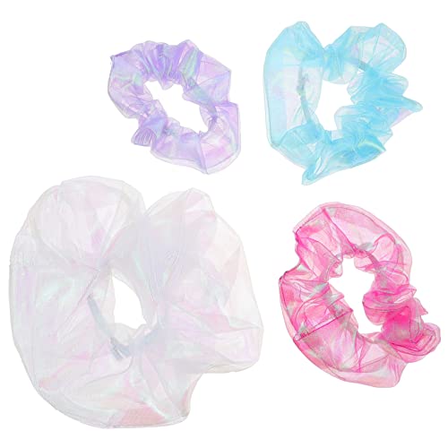 CTIRCHIU 4stücke Pferdeschwanzhalter Für Frauen Aus Organza Elastische Haargummis Für Pferdeschwanz Scrunchies Zum Binden Von Haaren Passend Zu Kleidung Für Party Und Alltag von CTIRCHIU