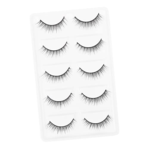 CTIRCHIU 5 Paar Falsche Wimpern Natürliche Geschwungene Wimpern Wiederverwendbare Kunstfaser für Frauen Selbstklebend für Alltag und Besondere Anlässe CTIRCHIU 5 Paar Falsche Wimpern Natürliche Geschwungene Wimpern Wiederverwendbare Kunstfaser für Frauen Selbstklebend für Alltag und Besondere Anlässe von CTIRCHIU