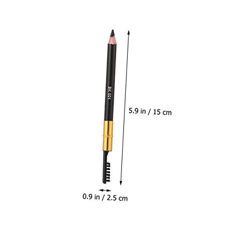 CTIRCHIU 5 Stück Teiliges Dual Ended Augenbrauenstifte mit Bürste Wasserfester Kosmetikstift in Natürlichen Farben Leichtes Tragbares Augenbrauen Makeup Tool für Präzise Natürliche von CTIRCHIU