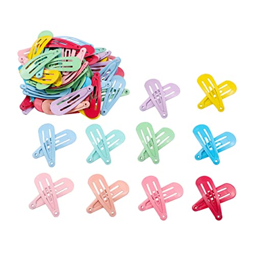 CTIRCHIU 50 Stück Candy Haarclips Snap Barrettes für Mädchen Clips im Set Bunte Haarnadeln für Süße Frisuren für zu Geburtstag und Feiertagen von CTIRCHIU