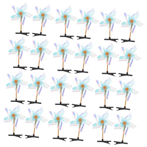 CTIRCHIU 50 Stück Teiliges Windmühlen haarklammern Leichte Kawaii Haarnadeln mit Einfachem Clip design Bequeme Haarschmuck für Mädchen für Geburtstagsfeiern Festivals und Alltag von CTIRCHIU