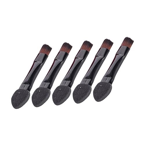 CTIRCHIU 50stücke Doppelseitiger Lidschattenpinselset Mit Schwamm Make-up-tool Für Augen Mischpinsel Lidschatten-applikator Kosmetikpinsel Tragbar Für Frauen Und Mädchen von CTIRCHIU