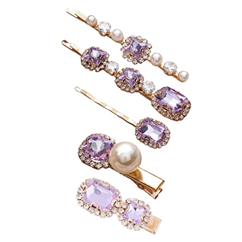 CTIRCHIU 5stücke Teiliges Retro Haarklammern Mit Strass Und Perlen Süße Haarspangen Für Frauen Dekorative Haaraccessoires Für Jeden Anlass von CTIRCHIU