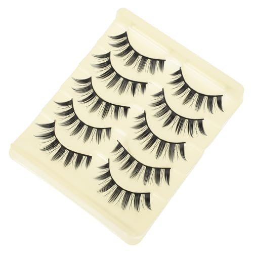 CTIRCHIU 5paare Falsche Wimpern Pack Für Frauen Falsche Wimpern Make up Zubehör Für Augen Verlängerndes Und Verdichtendes Make up Zubehör von CTIRCHIU