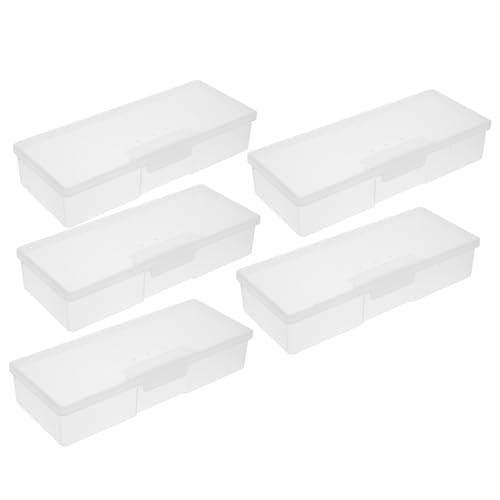 CTIRCHIU 5stücke Aufbewahrungsbox Für Nageldesign Schmuckbehälter Aus Pvc Multifunktionsbox Als Home Organizer Transparent Mit Deckel Zum Aufbewahren Von Kleinigkeiten von CTIRCHIU