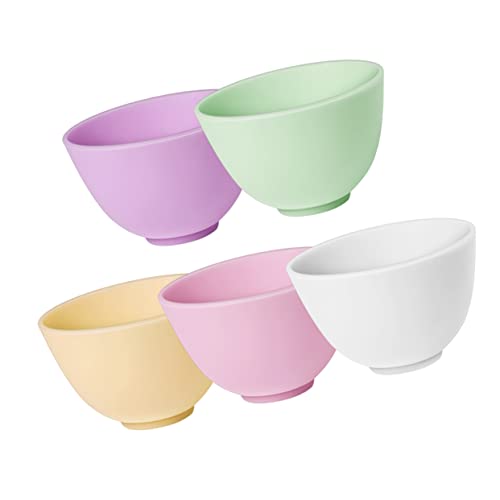 CTIRCHIU 5stücke Gesichtsmaske Mischschale Diy Schale Haushalt Gewürz Schale Obst Faltbare von CTIRCHIU