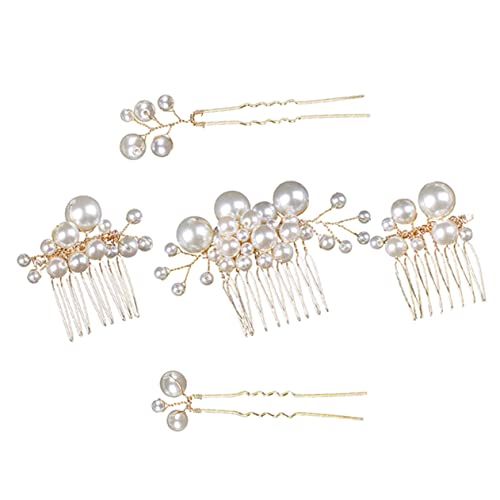 CTIRCHIU 5stücke Haarschmuck Mit Perlen Für Damen Haarkamm Für Braut Perlen Haarschmuck Für Hochzeit Haare Clips Für Party Haarnadel-clip Für Frauen von CTIRCHIU