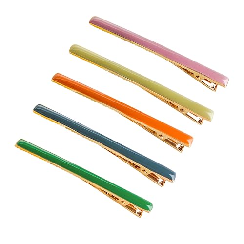 CTIRCHIU 5stücke Dekorative Haarspangen Aus Legierung Haarnadeln Haarspangen Haarschmuck Für Frauen Und Mädchen in Orange Grün Gelb Blau Modisches Design Leicht Zu Tragen von CTIRCHIU