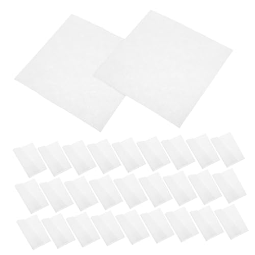 CTIRCHIU 60 Stück Gesichtstuch kosmetik handtücher Tücherreihen Waschlappen für den Körper Gesichtstücher zum Trocknen des Gesichts Gesichtshandtücher zum Waschen des Gesichts Vlies Weiß von CTIRCHIU