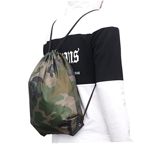 CTIRCHIU 6stücke Kordelzugbeutel Aus Polyester Camouflage Sporttasche Reisebeutel Geeignet Für Erwachsene Und Junge Mädchen Für Urlaub Schwimmen Strand von CTIRCHIU