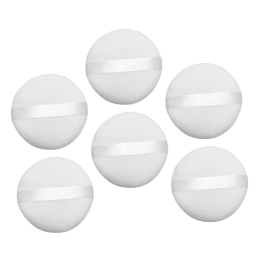 CTIRCHIU 6stücke Puder Puff Rund Make-up Puff Kosmetikquaste Weich Für Foundation Concealer Puder Highlighter Hautfreundlich Mädchen Make-up Accessoire von CTIRCHIU