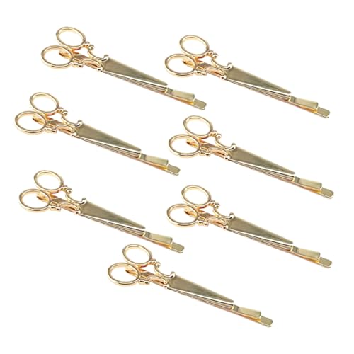 CTIRCHIU 7stücke Elegantes Haarklammern Frauen Einzigartige Goldene Haaraccessoires Im Scheren-design Für Stilvolle Frisuren von CTIRCHIU
