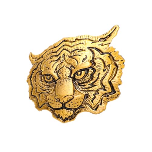 CTIRCHIU Tigerbrosche Aus Hochwertigem Material Dekorative Revers Oder Kragenbrosche Elegantes Antikes Design Für Herrenanzüge Und Besondere Anlässe von CTIRCHIU