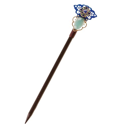 CTIRCHIU Antiker Chinesischer Holz Haarstab mit Glasur Verziert Eleganter Haarschmuck für Frauen Vielseitiger Haarnadel Stick für Hochzeiten Partys und Tägliches Styling von CTIRCHIU