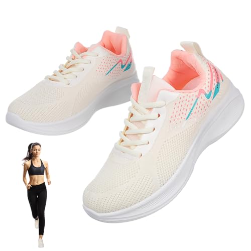 CTIRCHIU Atmungsaktive Damen Sneaker Mesh Sportschuhe rutschfeste Turnschuhe Leicht Für Fitness Laufen Freizeit von CTIRCHIU