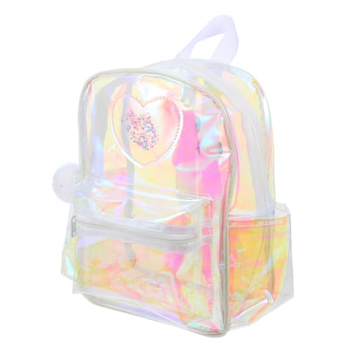 CTIRCHIU Backpack Mit Herzmuster Für Frauen Und Mädchen Durchsichtiger Rucksack Für Konzerte Outdoor-aktivitäten Und Täglichen Gebrauch Leicht Zu Reinigen Und Modisch von CTIRCHIU