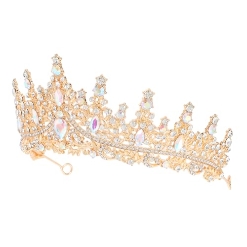 CTIRCHIU Barock Strass Tiara Strass Stirnband Hochzeit Prinzessin Abschlussball Geburtstag Party Königin Kopfbedeckung Requisit von CTIRCHIU