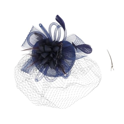 CTIRCHIU Blumen Haarband Rosa Hochzeitshüte Teeparty Hut Für Frauen Glitzernder Hut Brautparty Großer Hochzeitshut In Burgunderrot Haarschmuck Für Frauen Damenkappe Strohhut Mit von CTIRCHIU