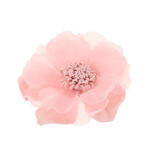CTIRCHIU Blumenbrosche Chiffon Simulation Langlebig und Robust Vielseitig Einsetzbar für Kleidung Taschen und Hüte Zartem Rosaton für von CTIRCHIU