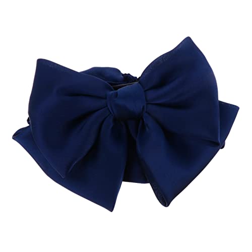 CTIRCHIU Großer Schleifen Haarklammer Für Damen Stilvolles Haaraccessoire Mit Duttnetz Für Einen Komfortablen Sitz Bei Arbeit Festen Oder Dates Für Schicke Frisuren Und Sommerhitze von CTIRCHIU