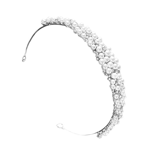 CTIRCHIU Perlenstirnbänder Für Damen Perlenaccessoires Für Hochzeit Und Party Und Kunstperlen Stirnband Brautschmuck Mit Funkelnden Perlen von CTIRCHIU
