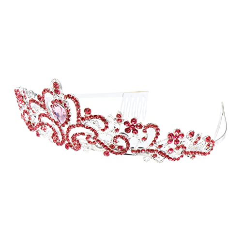 CTIRCHIU Braut Tiara mit Funkelnden Strasssteinen Großer Damen Kopfschmuck Charmante Prinzessin Krone für Hochzeit Party und Festliche Anlässe Komfortabel und Elegant von CTIRCHIU