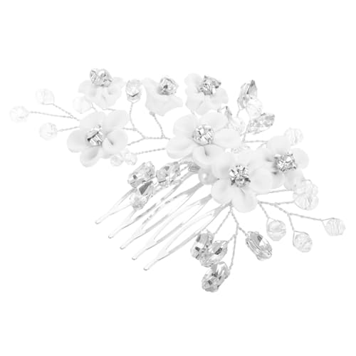 CTIRCHIU Brautschmuck Haarkamm mit Strasssteinen Hochzeit Haardekoration Stabiler Zahn Kamm für Braut Eleganter Haarschmuck für Hochzeiten und Besondere Anlässe von CTIRCHIU