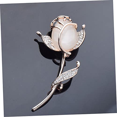 CTIRCHIU Brosche aus Legiertem Anstecknadel für Damen Leichter Blumen Breastpin Vielseitig für Kleidung Taschen Hüte als zu Hochzeit Geburtstag Valentinstag von CTIRCHIU