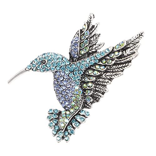 CTIRCHIU Brosche Strass Pin für Damen Modischer Vogel Anstecker Legierung Broschennadel für Abendkleid Geschenkidee für Frauen Dekorative Anstecknadel für Kleidung von CTIRCHIU