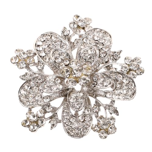 CTIRCHIU Strassbrosche Für Damen Hochzeit Anstecknadel Broschennadel Aus Legierung Mit Strass-dekor Für Kleidung Schals Und Hüte Corsage Für Partys von CTIRCHIU