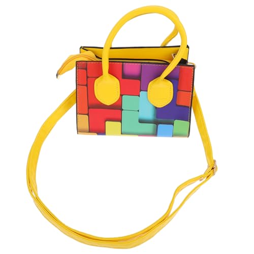 CTIRCHIU Bunte Damen Umhängetasche mit Regenbogenstreifen Kleine Schultertasche Multifunktional für Alltag Reisen Schule Shopping Crossbody Bag für Handy Karten Kosmetik von CTIRCHIU