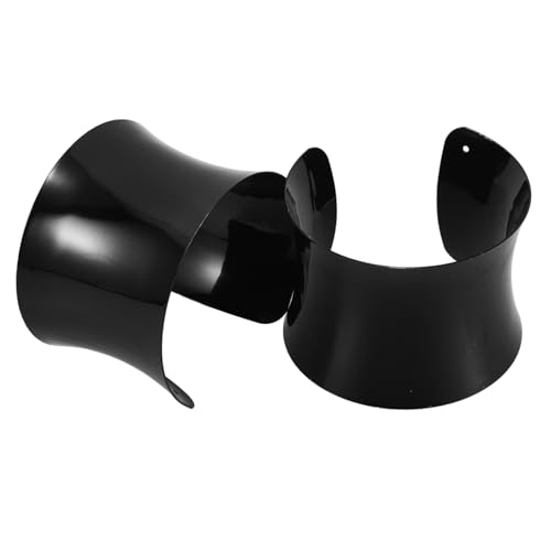 CTIRCHIU Metall-armband Für Frauen Geometrisches Manschettenarmband Klobiger Armreif Mit Offenem Design Modischer Punk-schmuck Für Handgelenk Und Mode von CTIRCHIU