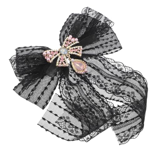 CTIRCHIU Damen Brosche mit Schleifenmotiv Spitze Vielseitiges Accessoire für Kleider Blusen für Formelle Anlässe Strapazierfähigem Material Gefertigt von CTIRCHIU