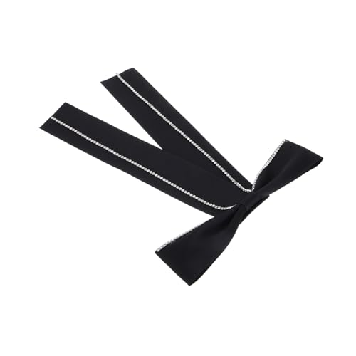 CTIRCHIU Damen Schwarze Schleifenbrosche Vorbundene Krawattennadel für Hemden Dekorative Brosche für Kleider und Stilvolle Accessoire für von CTIRCHIU