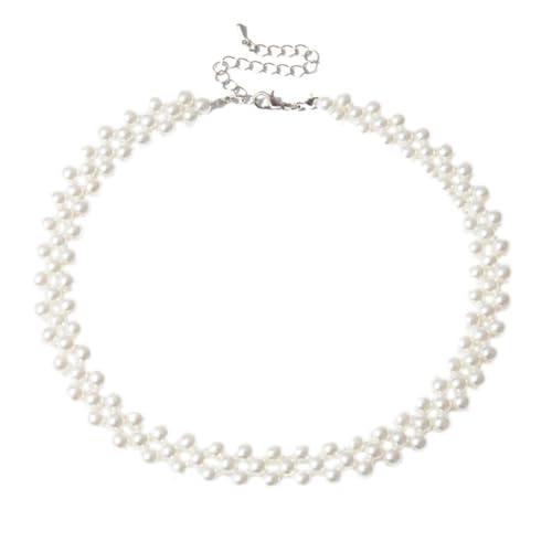 CTIRCHIU Einfache Perlenkette für Damen Clavicle Chain für Verschiedene Anlässe Wie Partys oder Perfektes für Modebewusste von CTIRCHIU